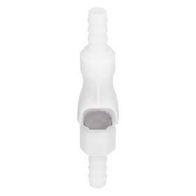 1/4in Quick Connector Food Grade Plastic 120PSI Beer Connector With Shut Off Tube Fitting