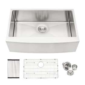 Stainless Steel Apron Front Farmhouse Sink - Prohibited For Sale On Amazon