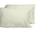 Luxurious Viscose from 100% Bamboo 2-Piece Pillowcase Set , Oeko-TEX Certified, Queen - Creme