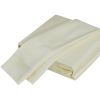 Luxurious Viscose from 100% Bamboo 2-Piece Pillowcase Set , Oeko-TEX Certified, Queen - Creme