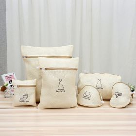 Laundry Bags For Washing Bra Lingerie (Option: 6pcs set)