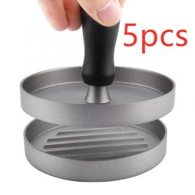 Aluminum alloy hamburger (Option: Black5pcs)