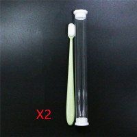 Micron Soft Toothbrush (Option: Green flat X2)