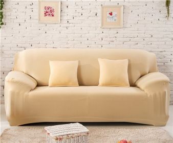 Solid Corner Sofa Covers Couch Slipcovers Elastica Material Sofa Skin Protector Cover Sofa Armchair (Option: 12-Quadruple seat)