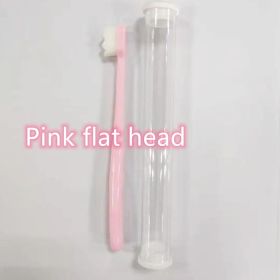 Micron Soft Toothbrush (Option: Pink flat head)